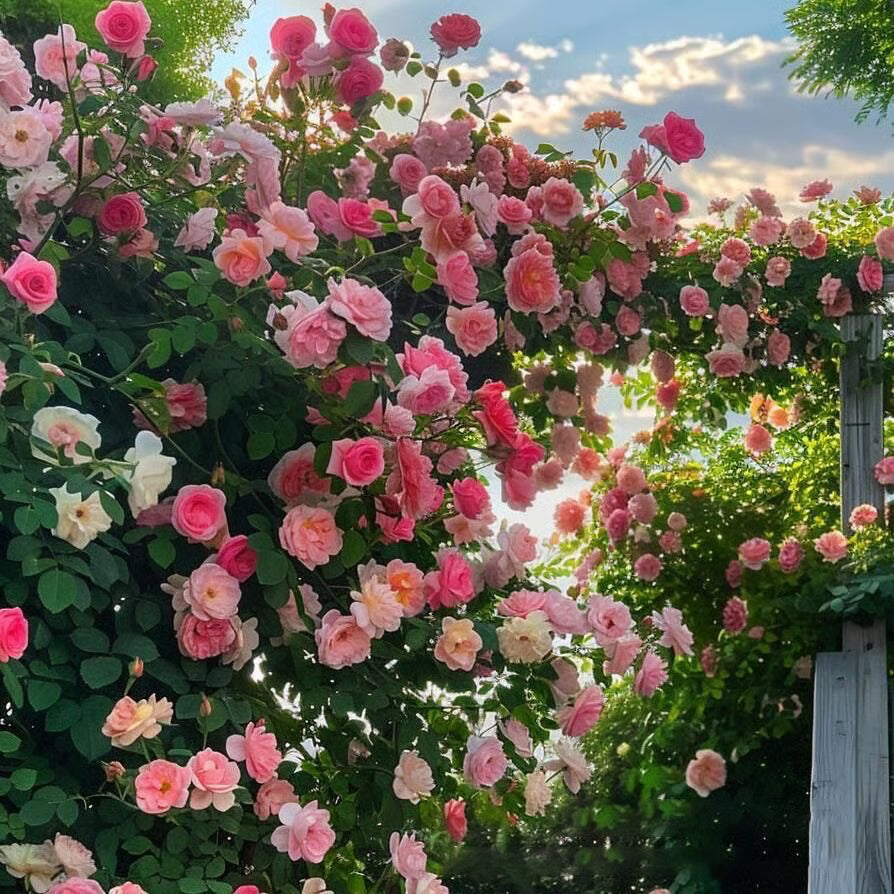🌹🌸🌼 Elegant Climbing Rose Flower Seeds 🌼🌸🌹