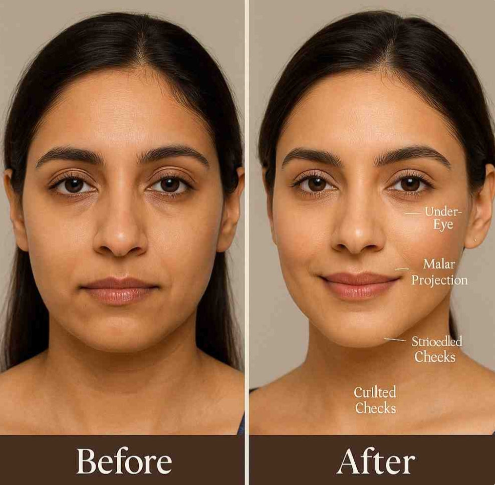 24K Gold Energy Beauty Bar Electric Facial Massage Roller