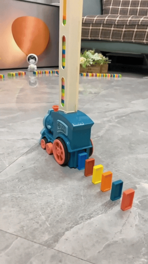 Train Toy Domino Set for Kids BPA Free Plastic with Sound Effects