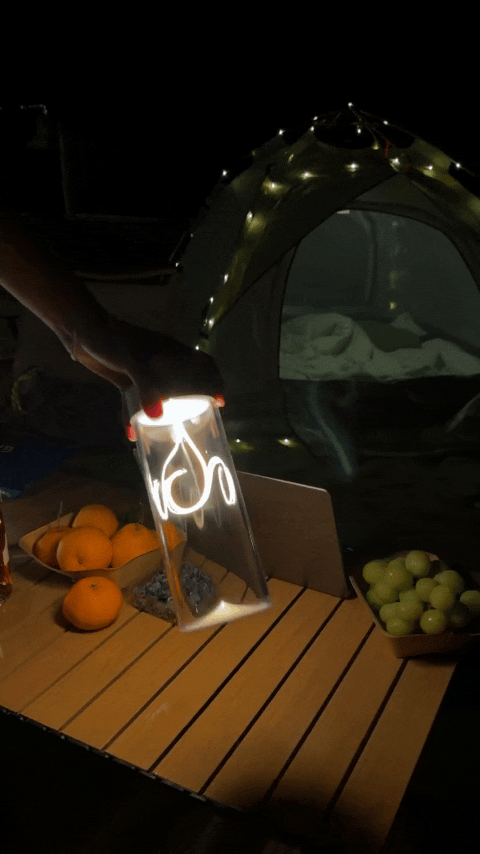 Magnetic lamp light